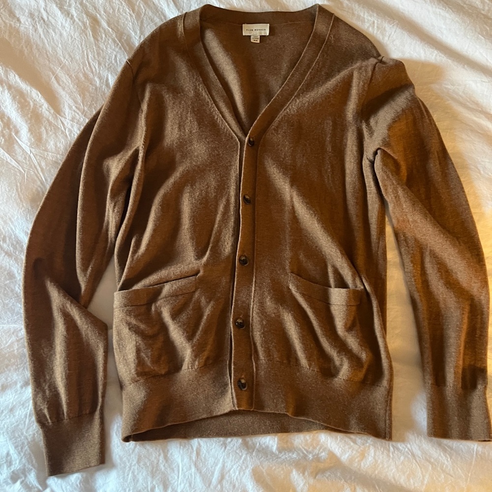 Club Monaco Cardigan 100% Wool